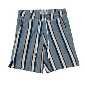 Free Planet striped cotton short